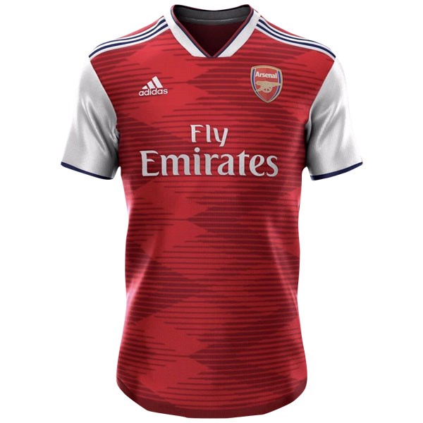 Tailandia Camiseta Arsenal Replica Primera Ropa 2019/20 Blanco Rojo